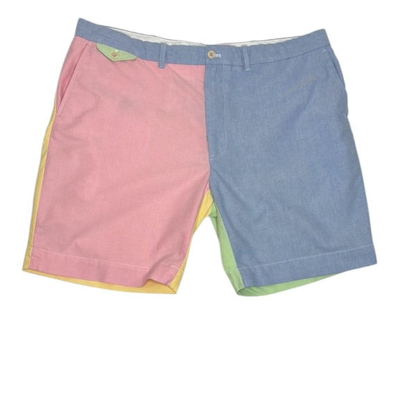 VTG Ralph Lauren Polo Golf Color Block Preppy Summer Vacation Cotton Size 42 - Picture 1 of 8